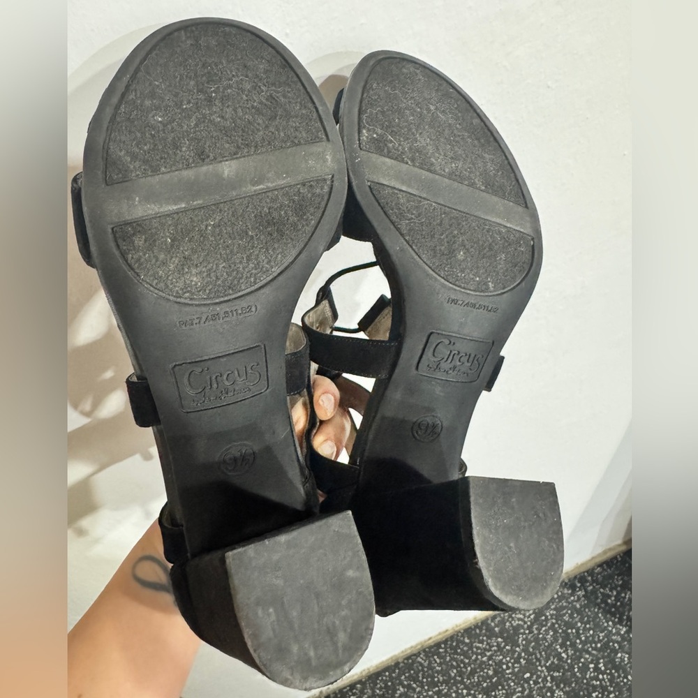 Sam Edelman Black Strappy Heels - Picture 8 of 8